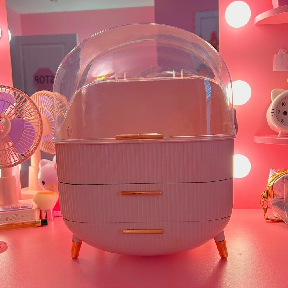 Pink Portable Makeup/Skincare Storage Unit